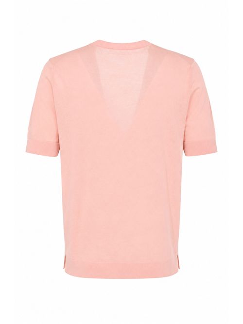 T-shirt in maglia di cotone Rosa Baby FILIPPO DE LAURENTIIS | TS0MC CR14R320